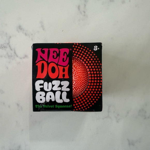 Schylling Other - NeeDoh Fuzz Ball in bright orange